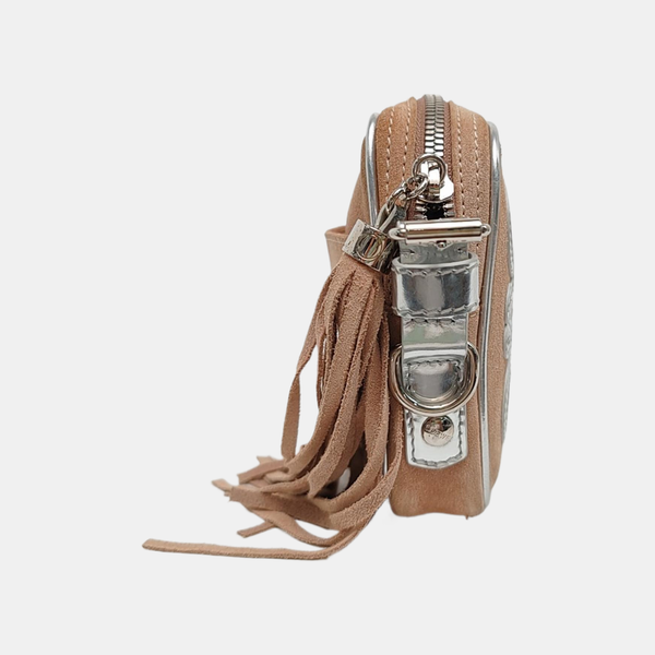 Suede Shoulder Bag Pink