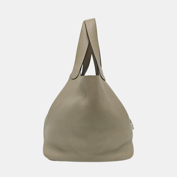 Authenticated pre-owned Picotin Lock 22 Clemence Green - Bucket Bag at Looply