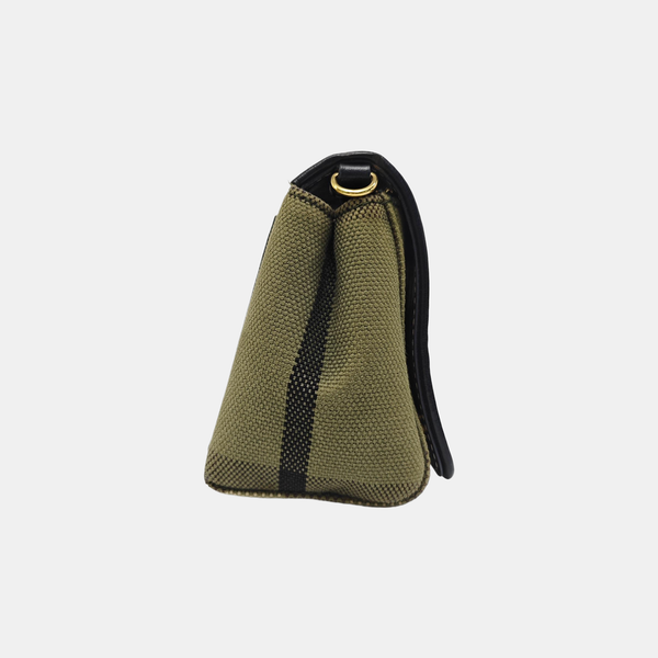 Crossbody Bag Small Canvas Green