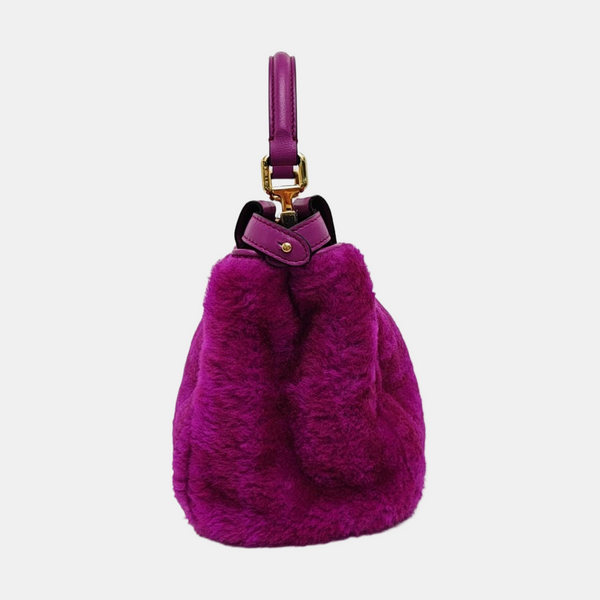 Peekaboo Mini Sheepskin Purple