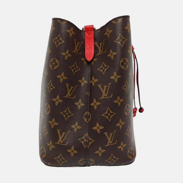 Authenticated pre-owned NÉONOÉ MM Monogram Coated Canvas Brown - Bucket Bag at Looply