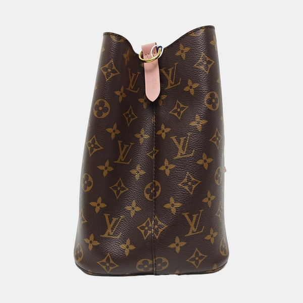 NÉONOÉ MM Monogram Coated Canvas Brown
