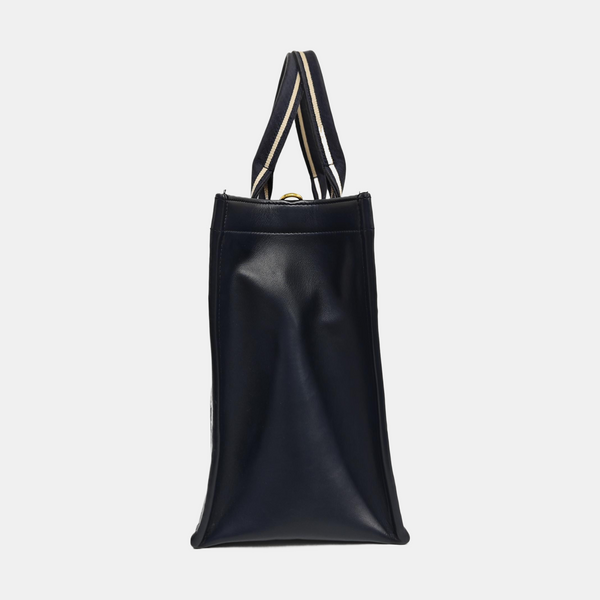 Book Tote Medium Oblique Canvas Blue