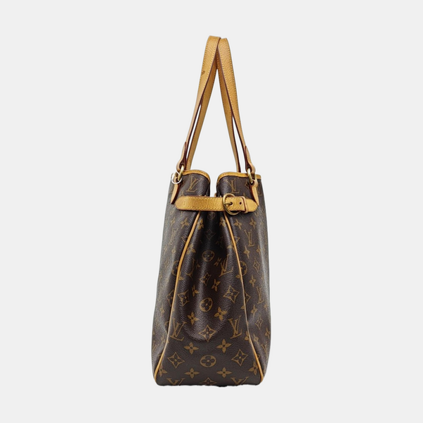 BATIGNOLLES MM Monogram Coated Canvas Brown