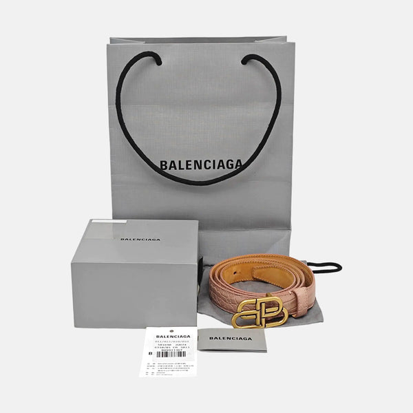 Leather Belt Red