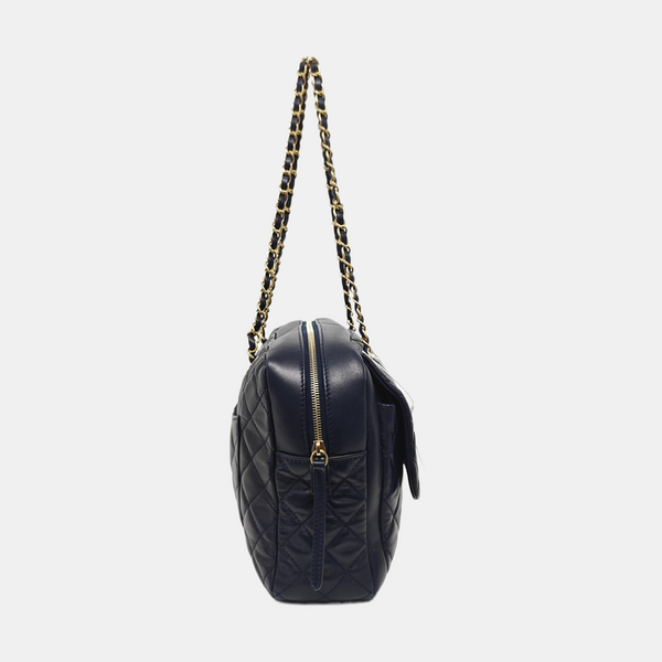 Quilted Lambskin Blue
