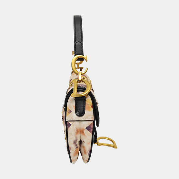 Saddle Mini Calfskin Multicolor