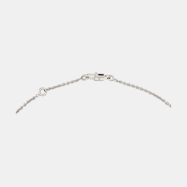 Kelly Cadenas 18k White Gold Silver Necklace