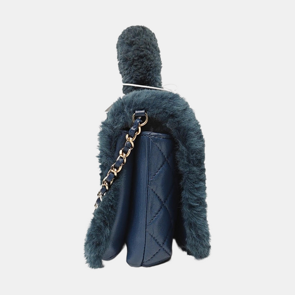Small Rabbit Fur Blue