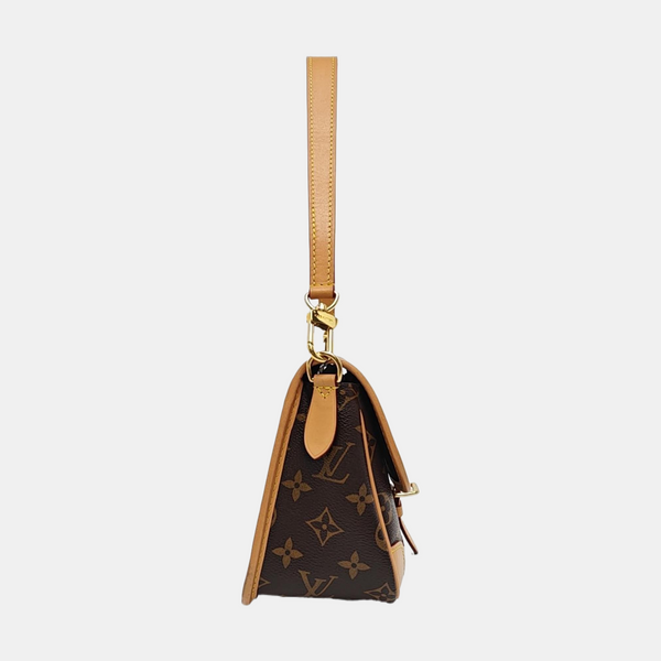 DIANE Monogram Coated Canvas Brown