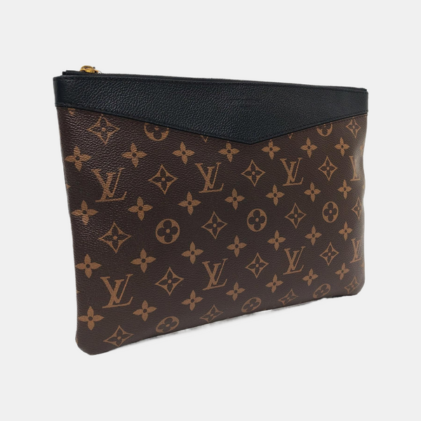 DAILY Monogram Coated Canvas Brown