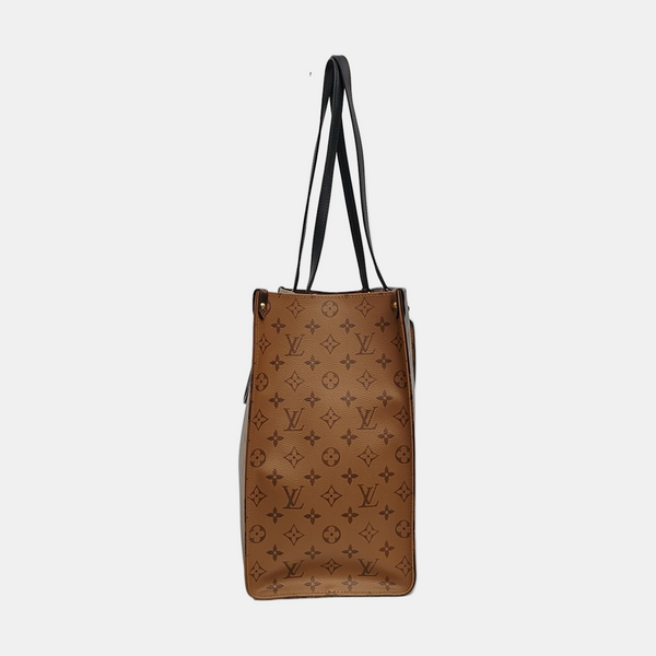 ONTHEGO GM Monogram Coated Canvas Brown