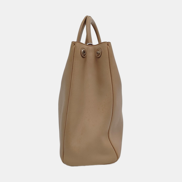 Diorissimo Large Calfskin Beige