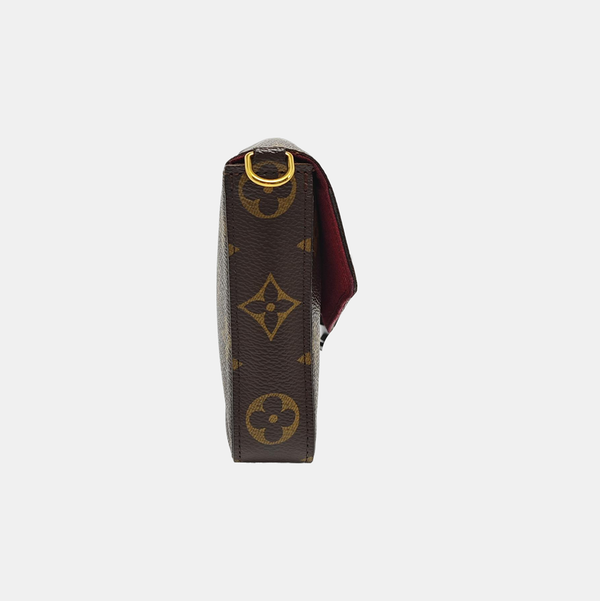 FÉLICIE Monogram Coated Canvas Brown