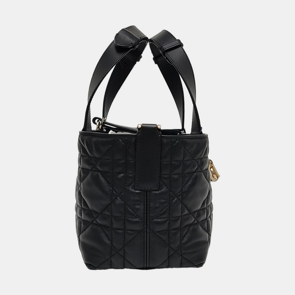 Toujours Small Cannage Calfskin Black