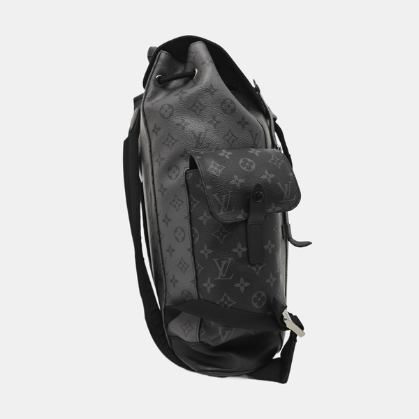 CHRISTOPHER Monogram Coated Canvas Gray