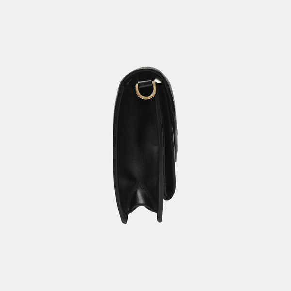 Calfskin Crossbody Bag Mini Black