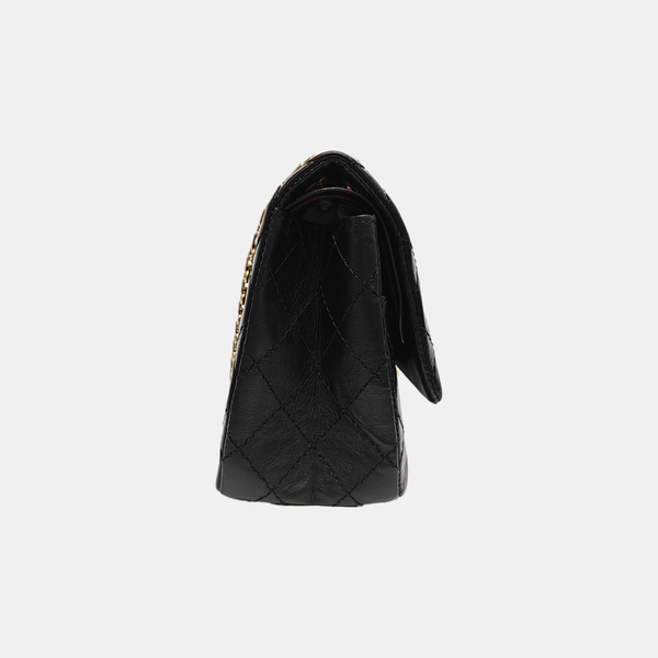 2.55 225 (small) Quilted Calfskin Black