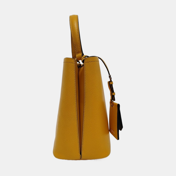 Panier Medium Calfskin Yellow
