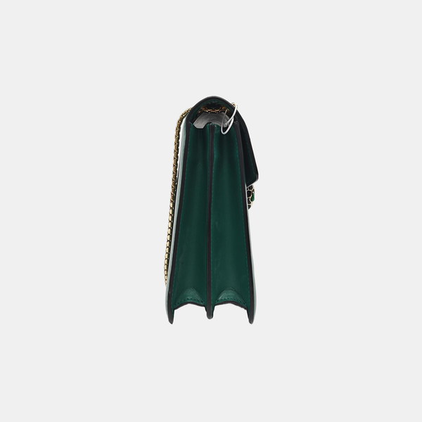 SERPENTI FOREVER Medium Calfskin Green