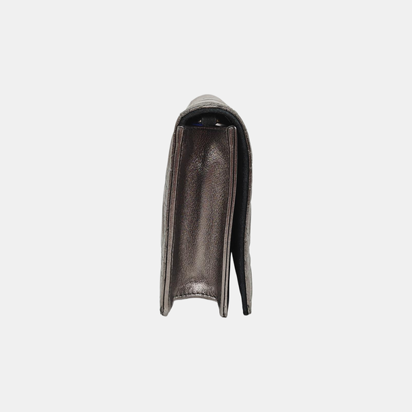Lady Dior Cannage Piel de becerro gris