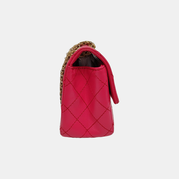 2.55 224 (mini) Quilted Calfskin Pink