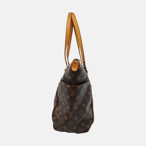 TOTALLY MM Monogram Coated Canvas Brown