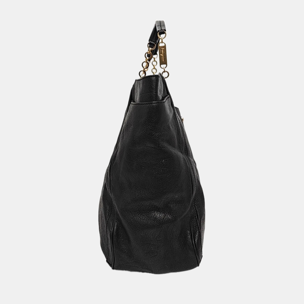 Betulla Large Calfskin Black