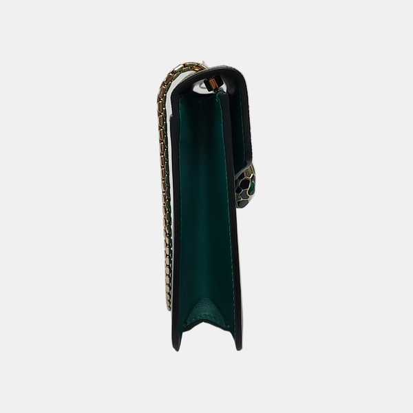 SERPENTI FOREVER Small Stingray Leather Green