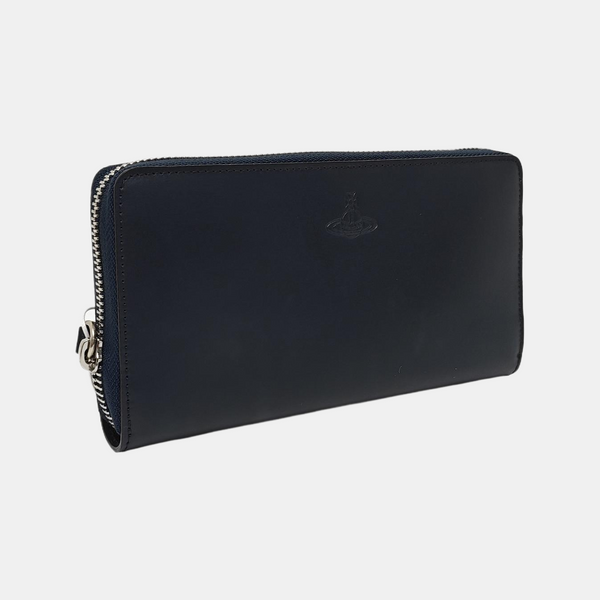 Calfskin Wallet Blue