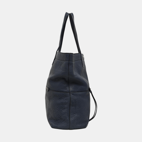Calfskin Tote Bag Blue
