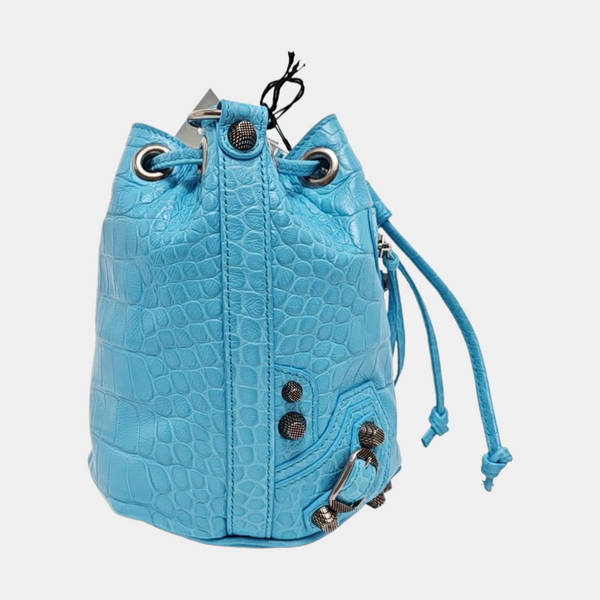 Le Cagole Mini Calfskin Blue