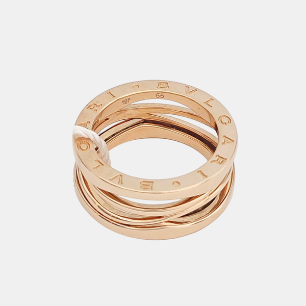 B.ZERO1 18k Rose Gold Ring EU 55