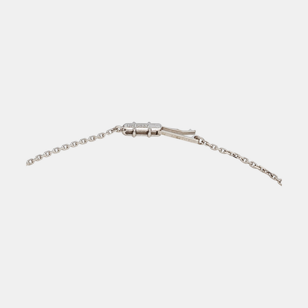 18k White Gold Silver Necklace