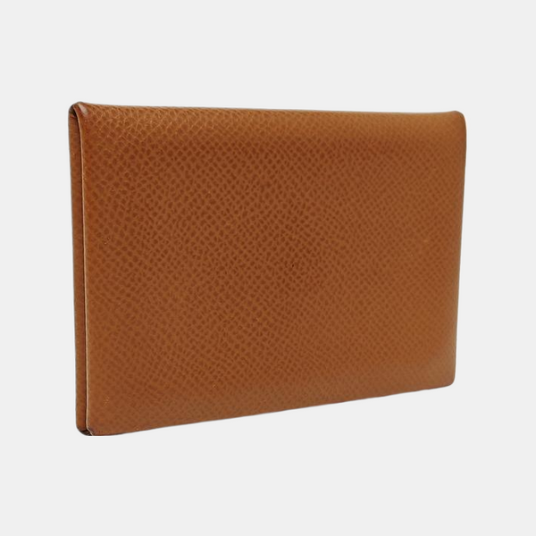 Calvi Epsom Brown Card Holder