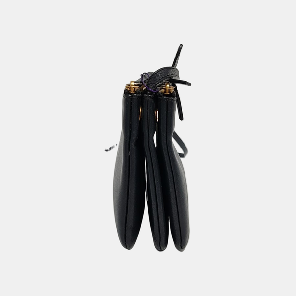 TRIO Small Lambskin Black