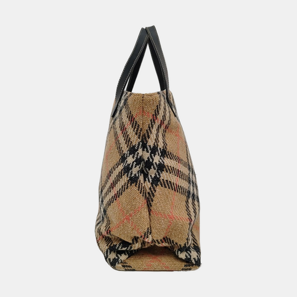 Fabric Top Handle Bag Multicolor