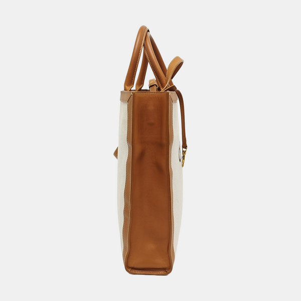 Authenticated pre-owned CABAS CELINE Small Canvas White - Shoulder Bag at Looply