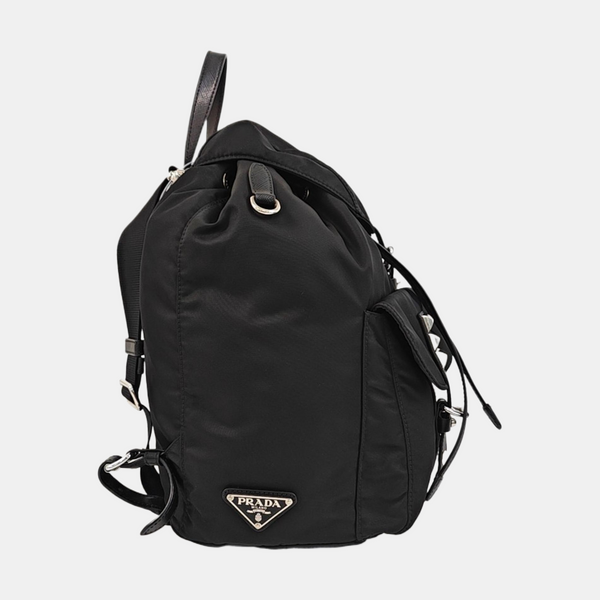 Nylon Backpack Black