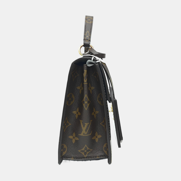 SPRING STREET Monogram Patent Leather Gray