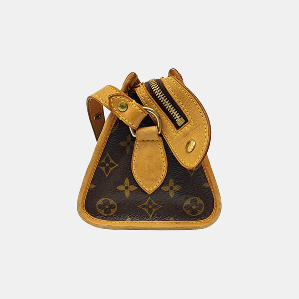 POPINCOURT Monogram Coated Canvas Brown