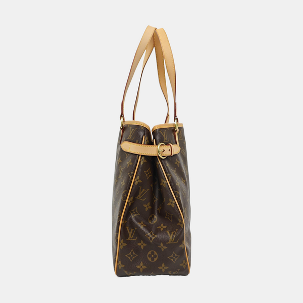 BATIGNOLLES MM Monogram Coated Canvas Brown