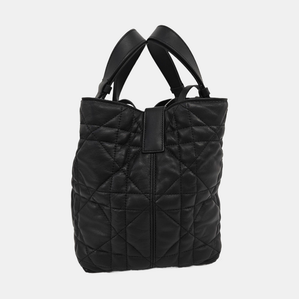 Toujours Medium Cannage Calfskin Black