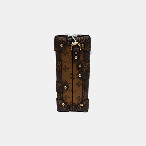 PETITE MALLE Monogram Coated Canvas Brown