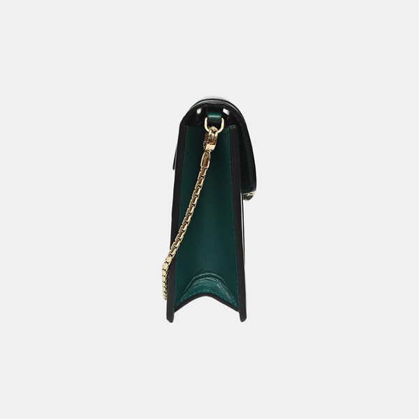 SERPENTI FOREVER Quilted Calfskin Green