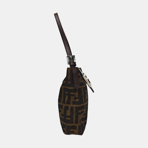 Canvas Top Handle Bag Brown