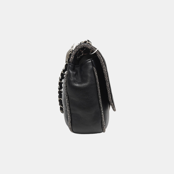 MADISON Quilted Calfskin Black