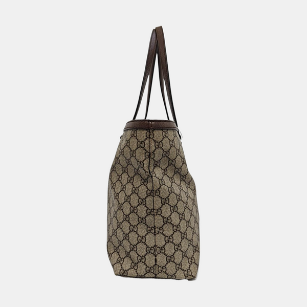 Authenticated pre-owned Ophidia Medium Monogram Coated Canvas Beige - Tote Bag at Looply