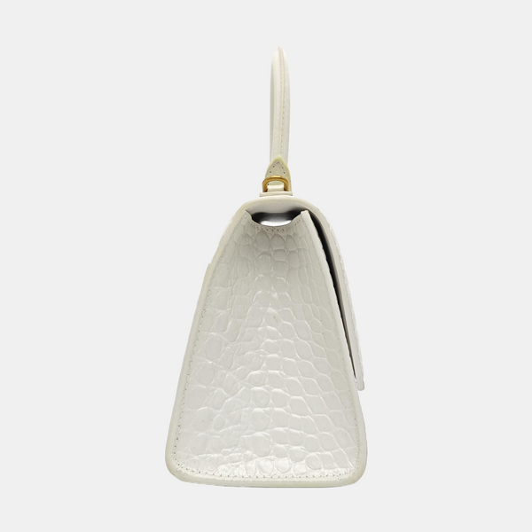 Hourglass S Calfskin White