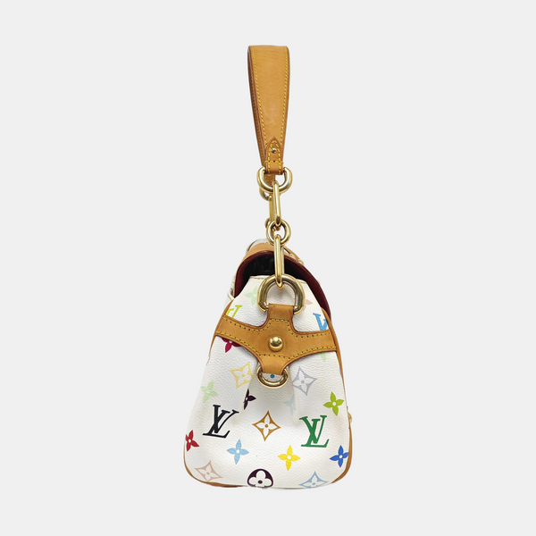 LV × TM BEVERLY MM Monogram Coated Canvas White